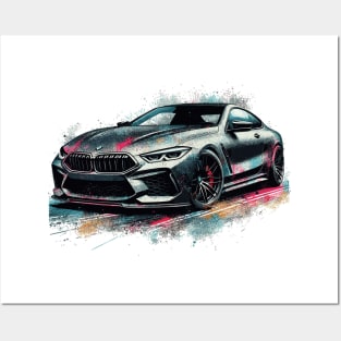 BMW M8 Posters and Art